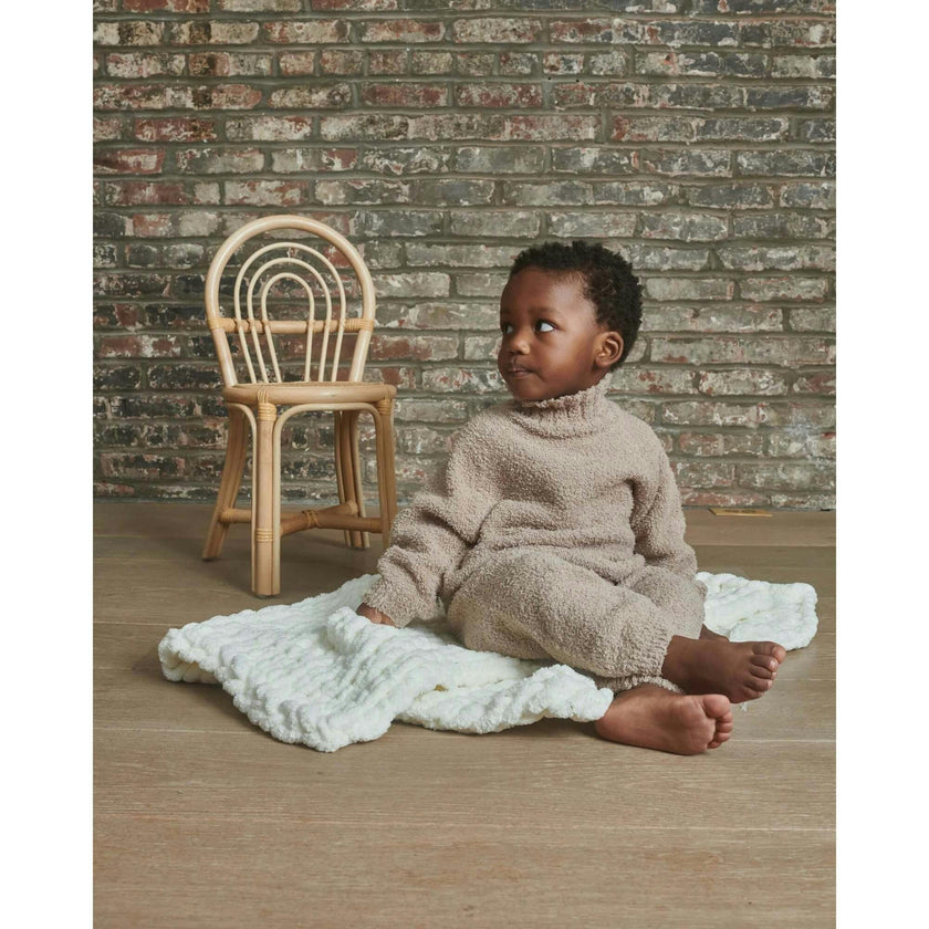 Fuzzy Boxy Mock Neck Sweater