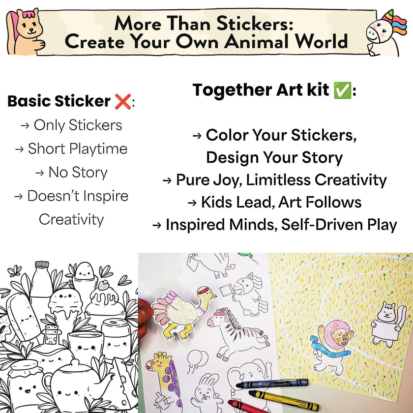 Animal World Storytelling Sticker Kit