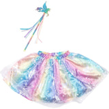 Enchanted Unicorn Skirt & Wand Set