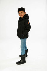 Insulating Quilted Mid-Season Jacket Black