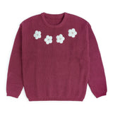 Floral Applique Women's Sweater