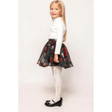 Mini Vanessa Skirt in Midnight Roses