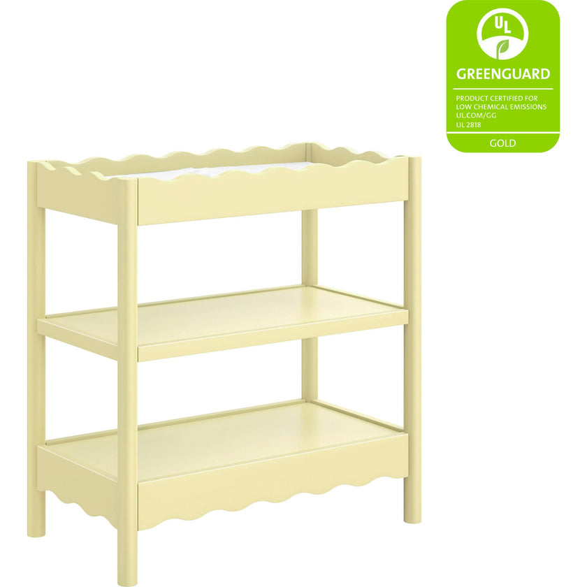 Swell Changing Table in Pale Yellow