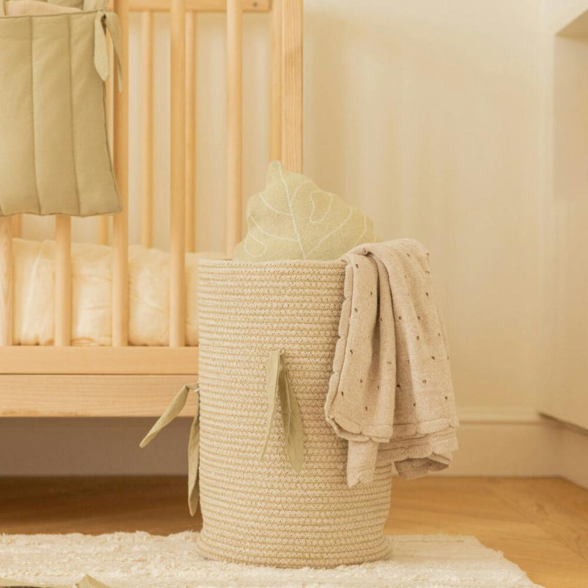 Handcrafted Braided Cord Basket