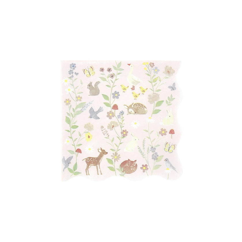 Little Animals Small Napkins