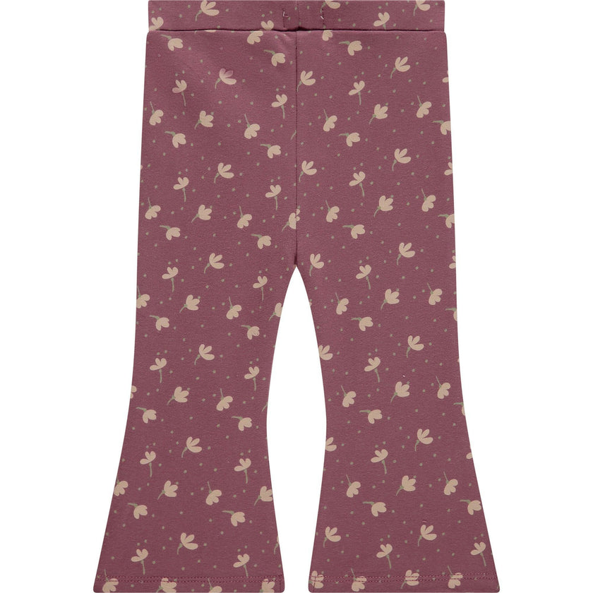 Floral Print Flare Leggings