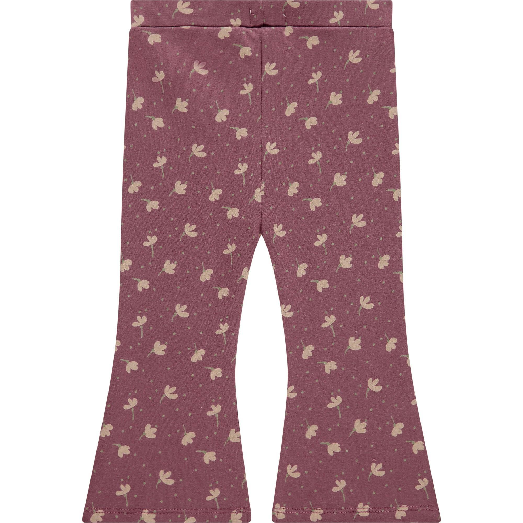 Floral Print Flare Leggings