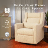 Babyletto Kiwi Plus Power Recliner and Swivel Glider with Power Adjustable Headrest and USB Port