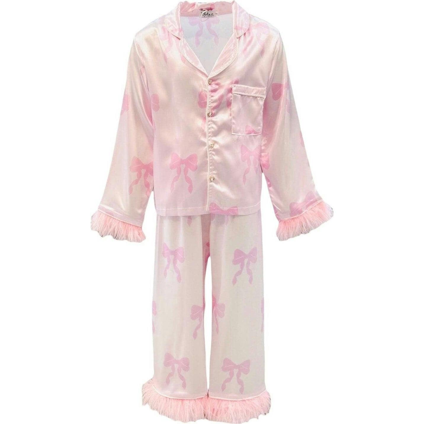 Women's Pretty in Bows Silky Set