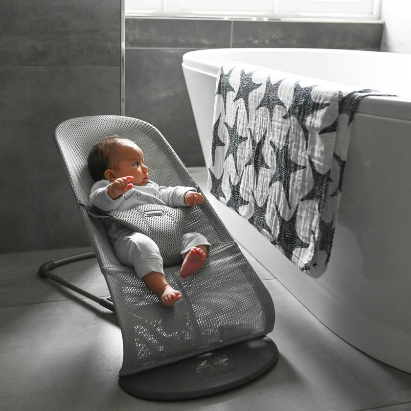 XL Starfish Print Muslin Multi-Purpose Square Blanket