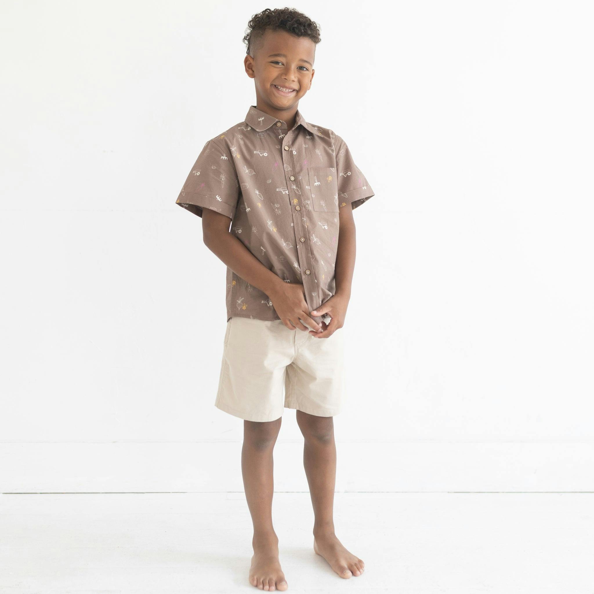 Pull On Straight Shorts