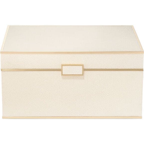 Luxe Shagreen Jewelry Box