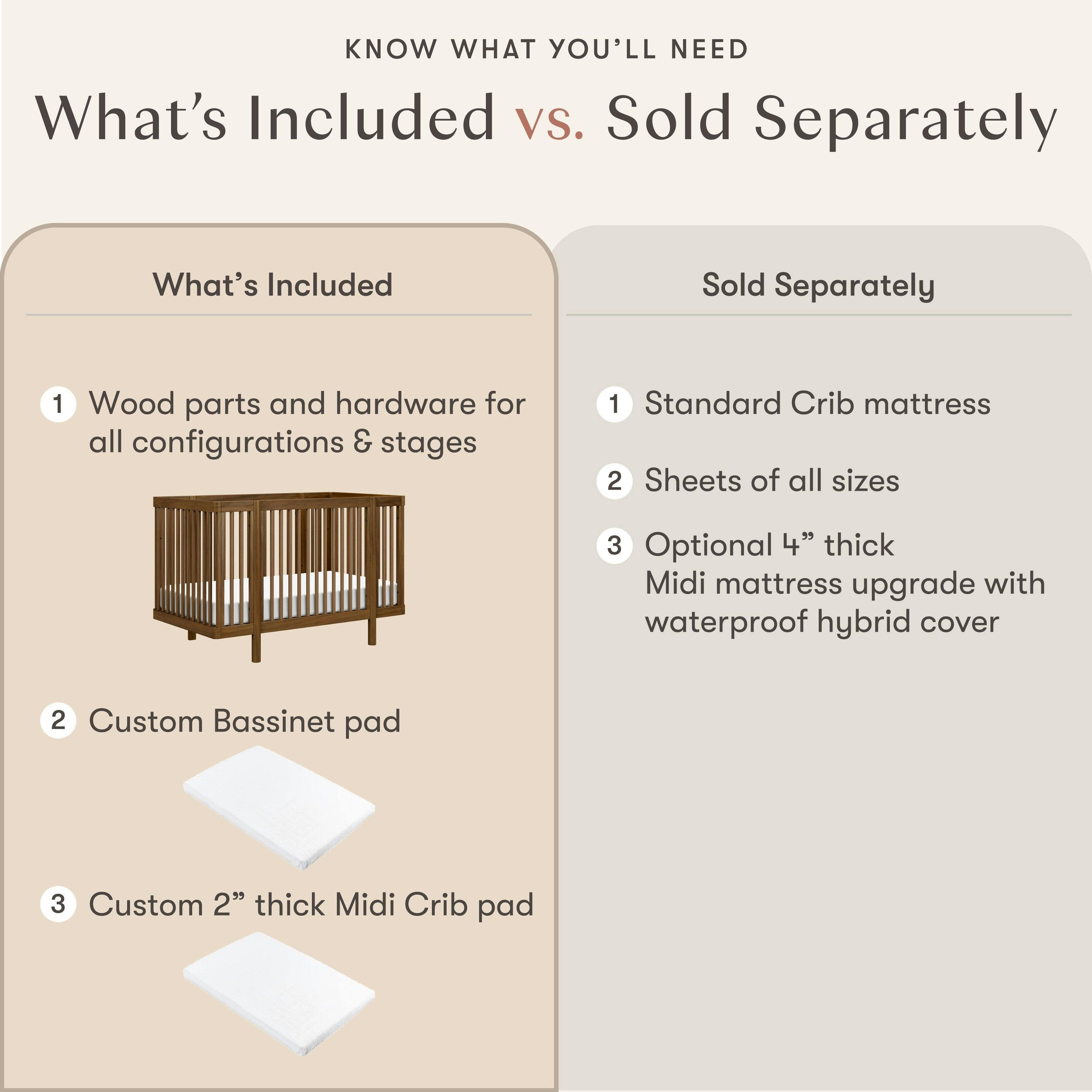 Babyletto Pogo 8-in-1 Convertible Crib with All-Stages® Conversion Kits