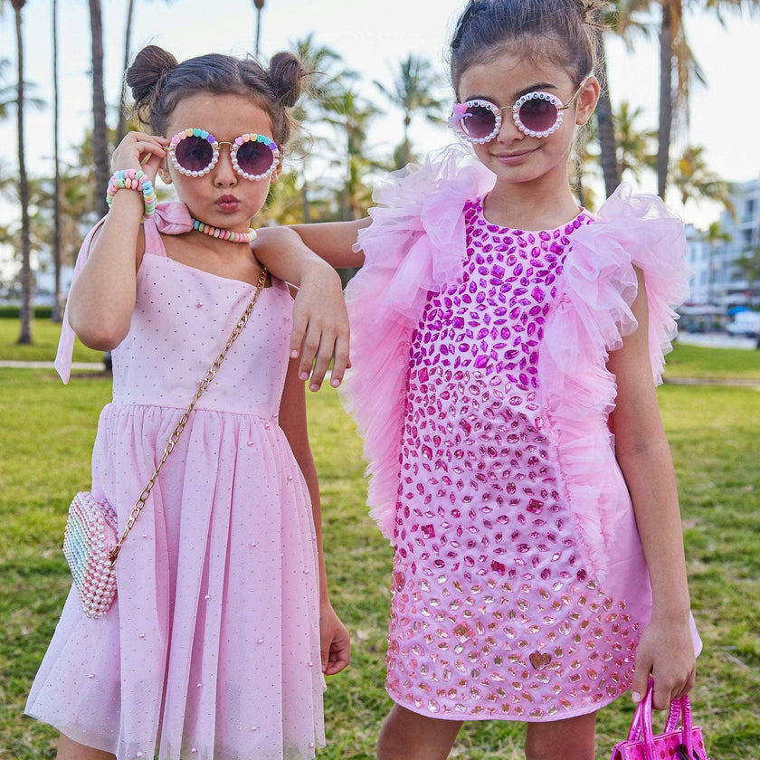 Pink Limited Edition Bejeweled Dress