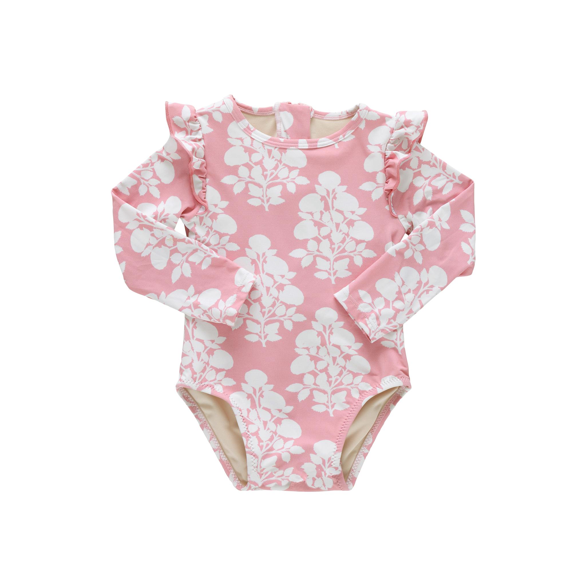 Baby Girls Rachel Suit - Pink Bouquet Floral