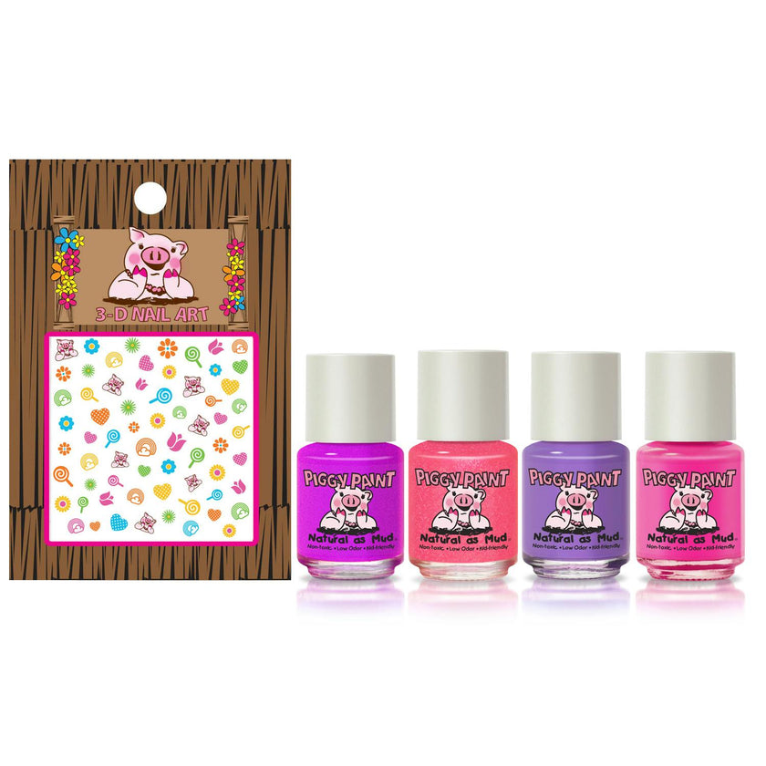 Swirls & Twirls Gift Set - Kids Non-toxic Nail Polish