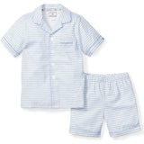 Kid's Twill Pajama Short Set in La Mer