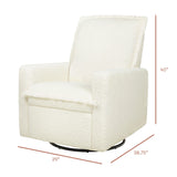 Babyletto Cali Flange Recliner and Swivel Glider