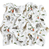 Deluxe Muslin Swaddle Blanket - Safari Social