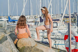 Retro Shorts | Organic Cotton Terry - Sienna Gingham |