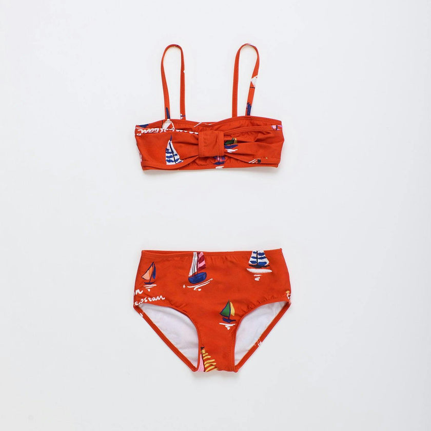 BARCOS BOW BIKINI RED