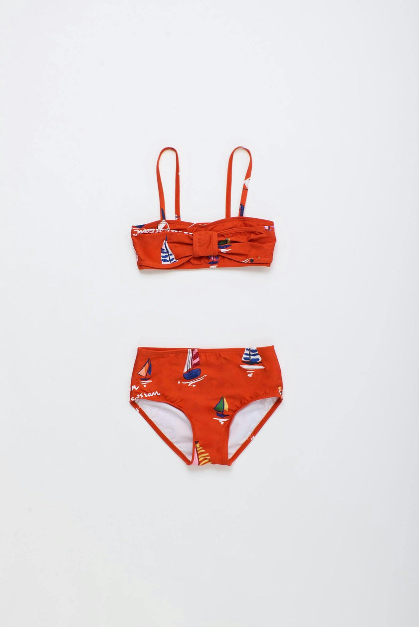 BARCOS BOW BIKINI RED