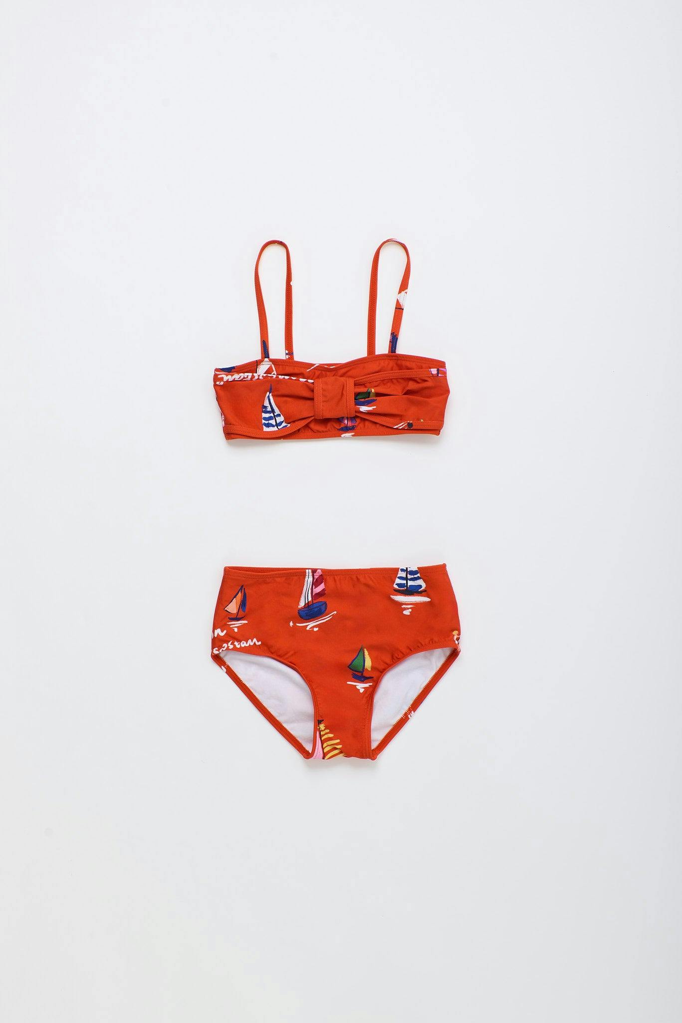 BARCOS BOW BIKINI RED
