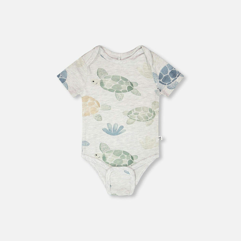 Evolutive Organic Cotton Jersey Onesie
