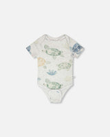Evolutive Organic Cotton Jersey Onesie