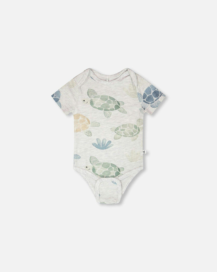 Evolutive Organic Cotton Jersey Onesie