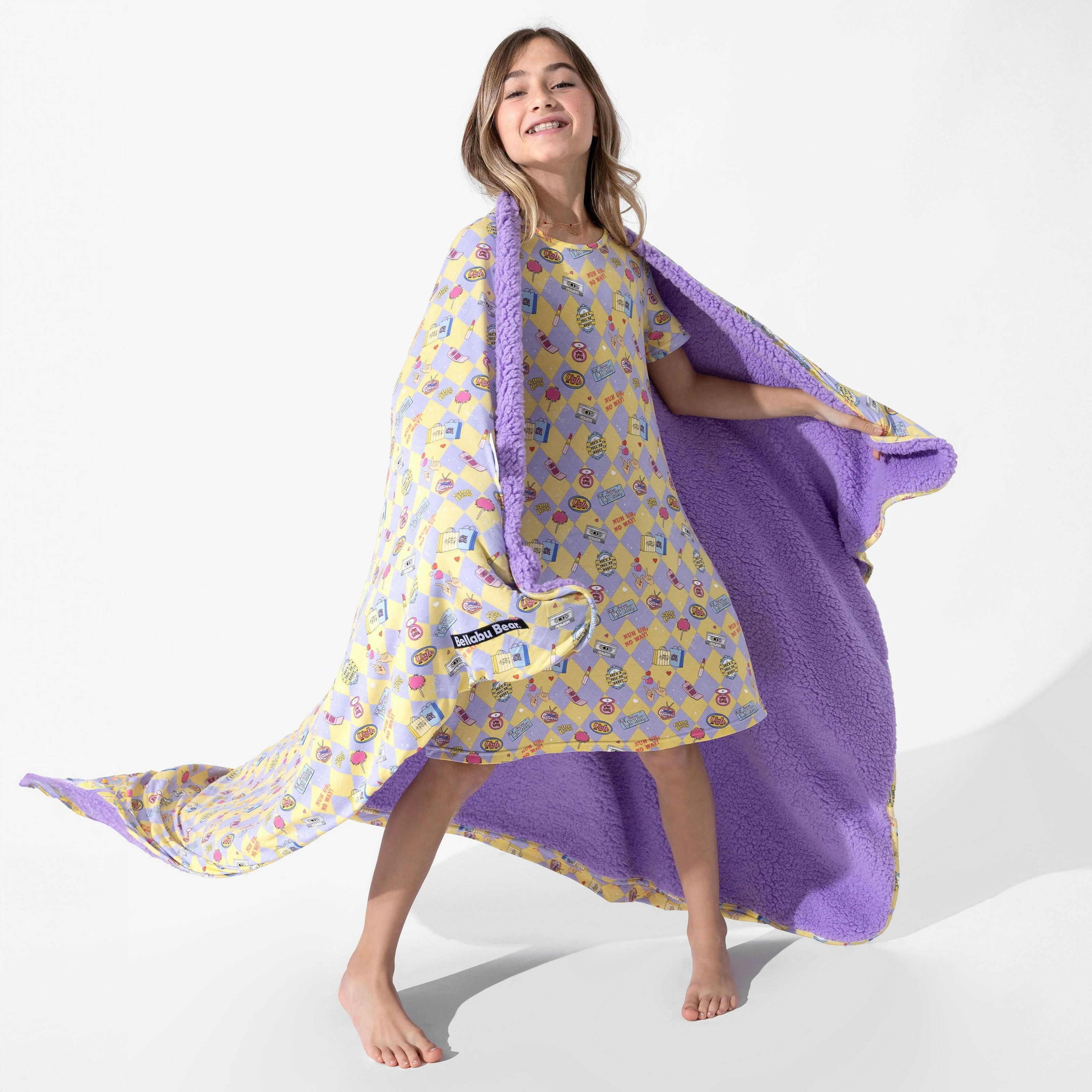 Clueless As If! Bamboo Girls' Short Sleeve Dress