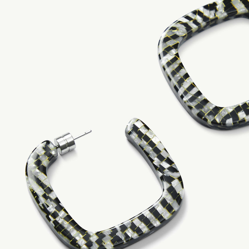 Midi Square Hoops