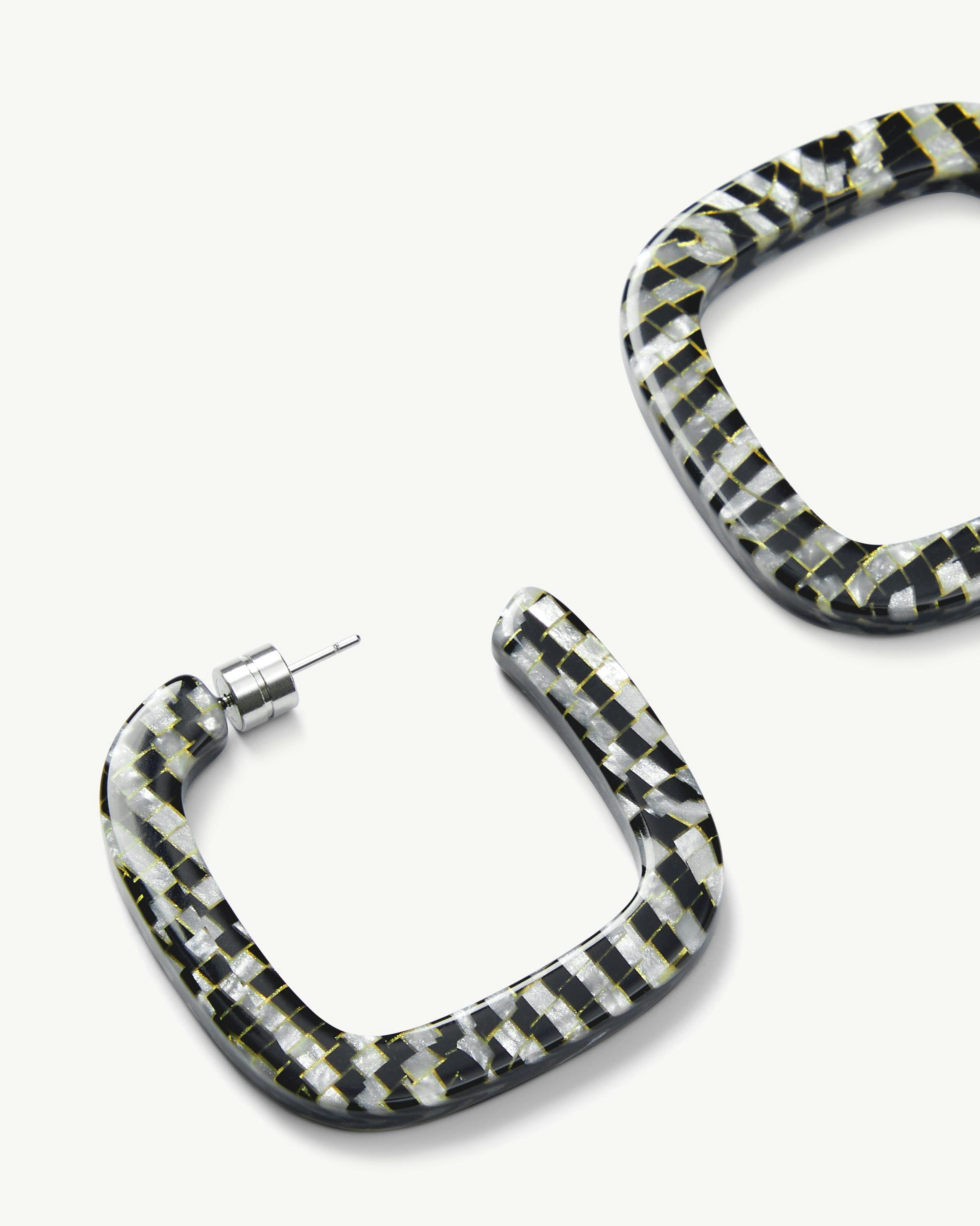 Midi Square Hoops