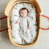 24 HOUR CONVERTIBLE GOWN | STORM GRAY — Bamboo Organic Cotton Blend, Preemie–6M