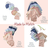 RORY 10-Pack Short Sleeve Ruffle Bodysuits