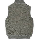 Organic Sleeveless Quilted Corduroy Jacket