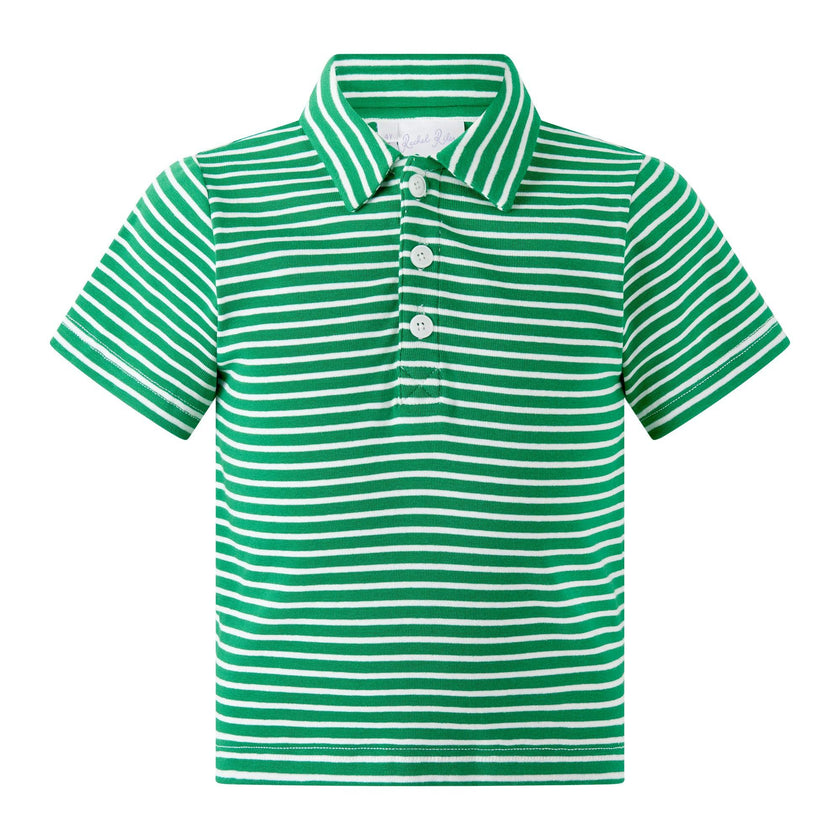 Green Stripe Polo