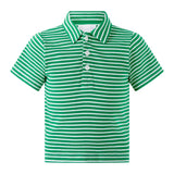 Green Stripe Polo