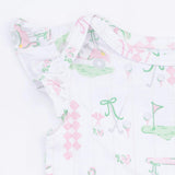 Pretty Golf - Ruffle Sleeve Bodysuit