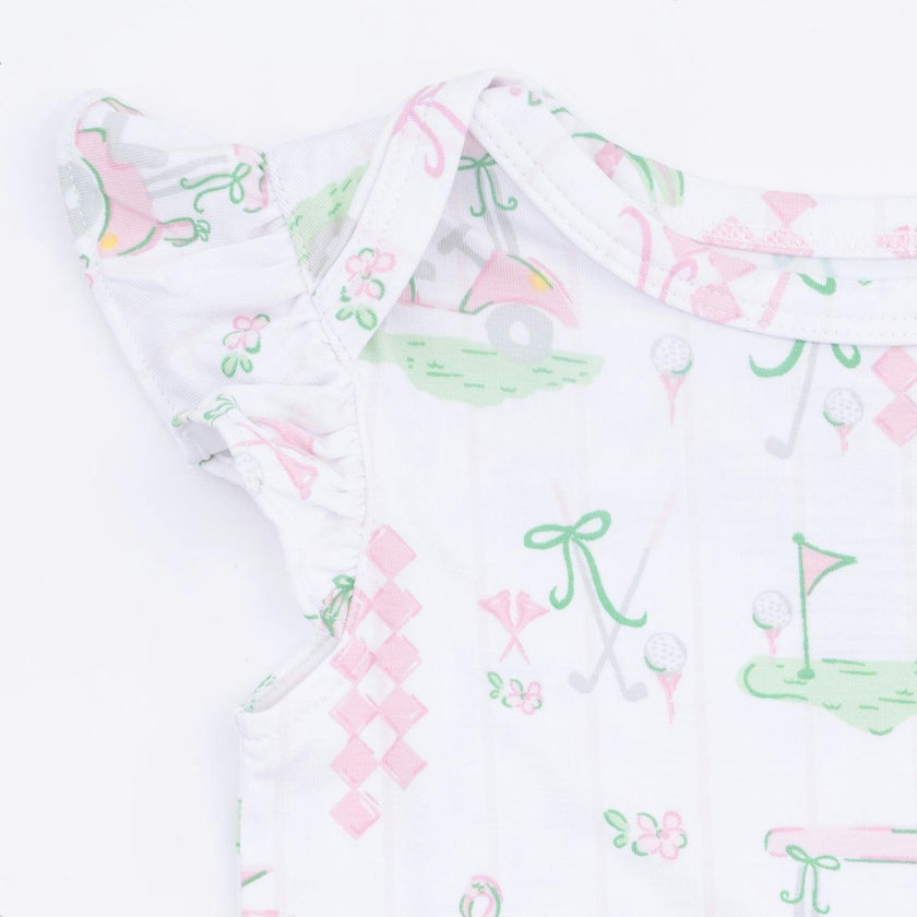 Pretty Golf - Ruffle Sleeve Bodysuit