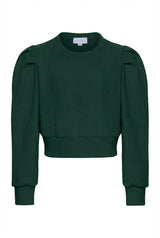 Jane Sweatshirt Textured Hunter