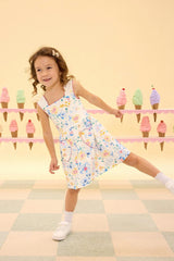 Rue Playdress in Blue Bouquet