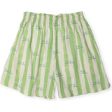 Flutter Shorts in Pistachio Stripe