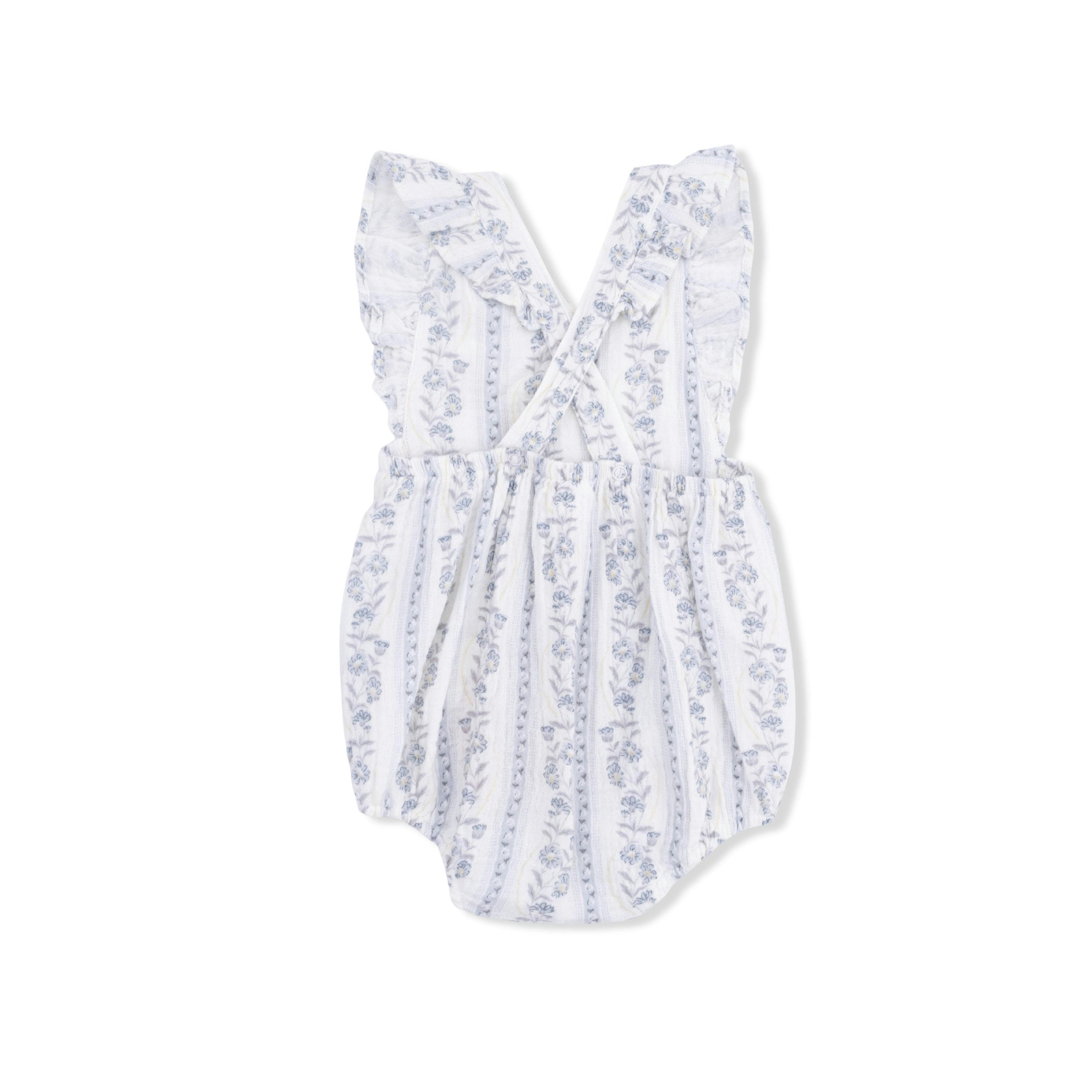 Kimberly Floral Stripe - Sunsuit
