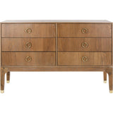 Lorna 6 Drawer Contemporary Dresser