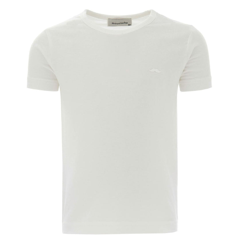 Moustache Boys Off-White Basic T-Shirt