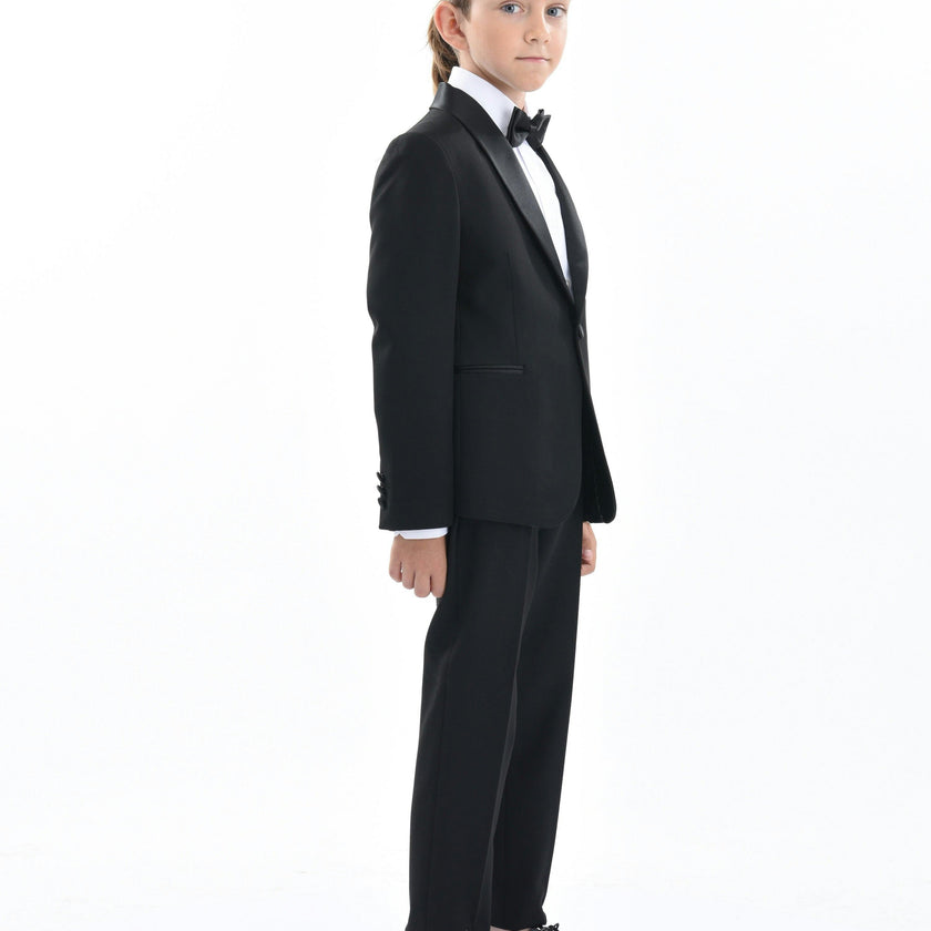Black Shawl Lapel Suit
