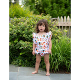 Bubble Romper in Soda Pop