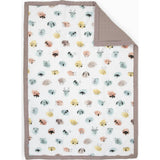 Cotton Muslin Toddler Bedding 3 Piece Set - Watercolor Critters