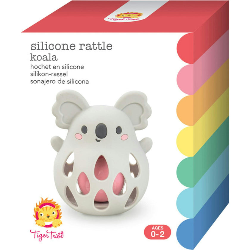 Tribe: Silicone Rattle - Soothing Sensory Toy